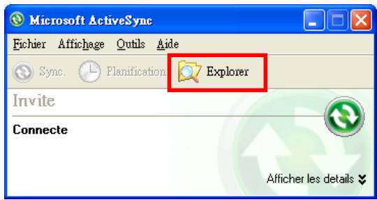 E-TEN M800 - Utiliser ActiveSync - 1