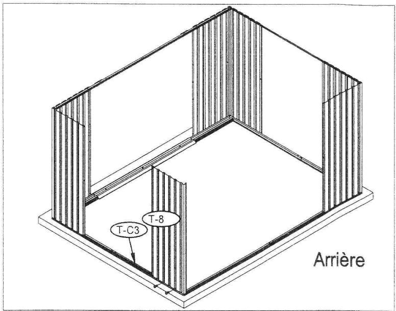 OOGARDEN ABRI METAL 8 M2 0225-0005 - Wooden Platform - 42