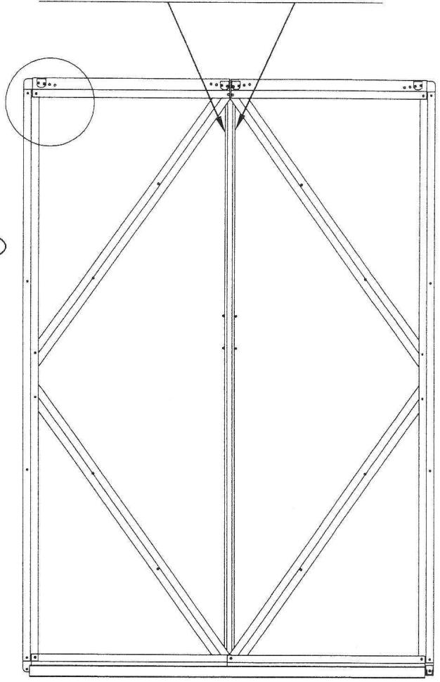 OOGARDEN ABRI METAL 8 M2 0225-0005 - Montage Porte Gauche&amp;Porte Droite - 25