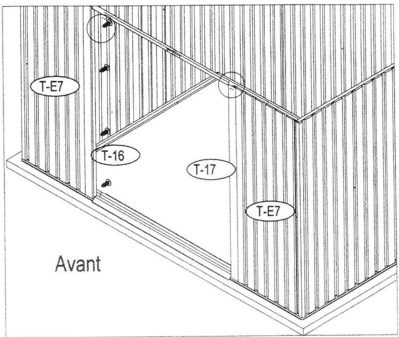 OOGARDEN ABRI METAL 8 M2 0225-0005 - Wooden Platform - 59