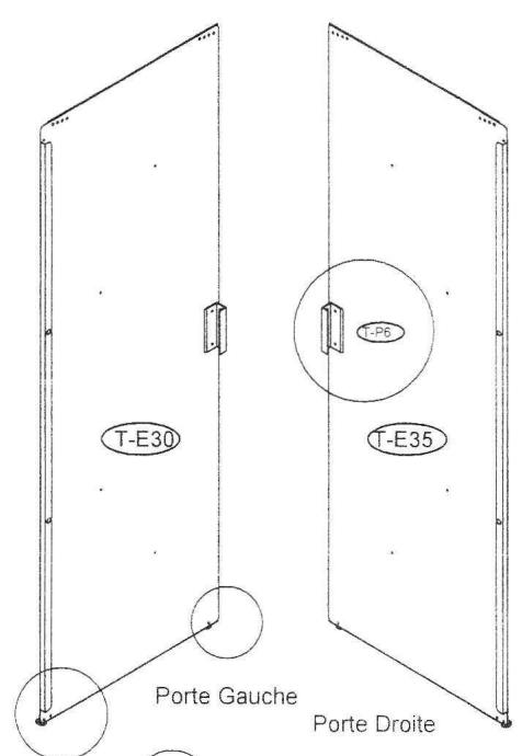 OOGARDEN ABRI METAL 8 M2 0225-0005 - Montage Porte Gauche&amp;Porte Droite - 21