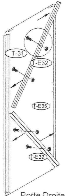 OOGARDEN ABRI METAL 8 M2 0225-0005 - Montage Porte Gauche&amp;Porte Droite - 6
