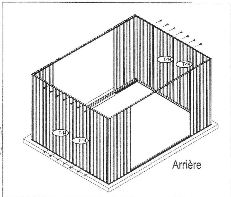 OOGARDEN ABRI METAL 8 M2 0225-0005 - Wooden Platform - 53
