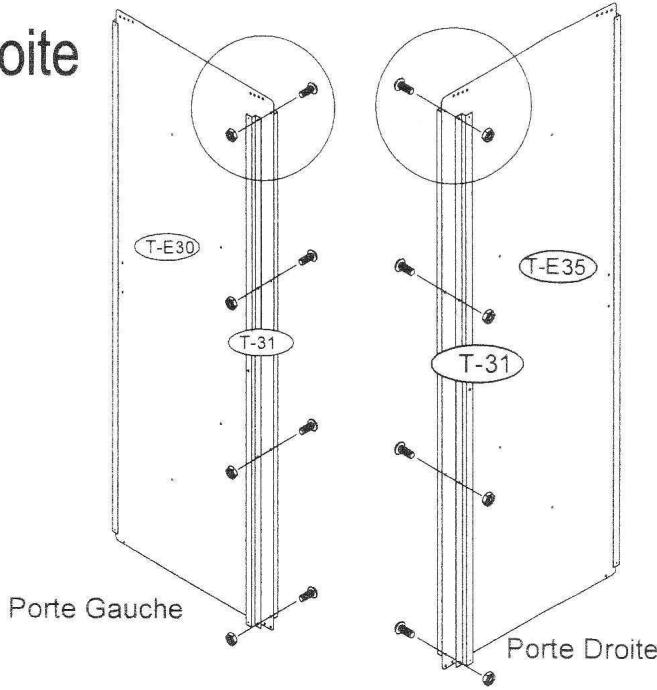OOGARDEN ABRI METAL 8 M2 0225-0005 - Montage Porte Gauche&amp;Porte Droite - 2