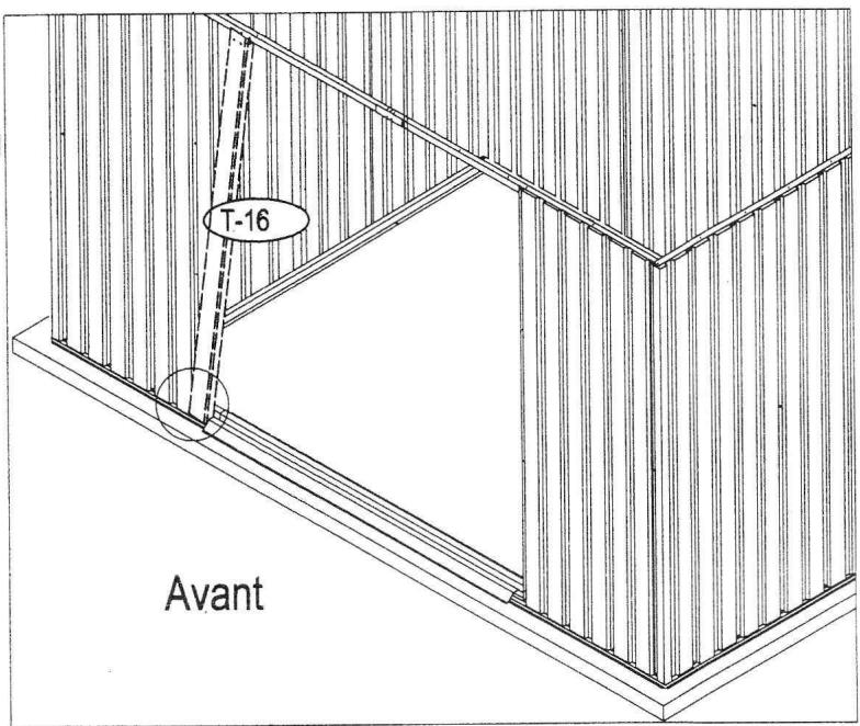 OOGARDEN ABRI METAL 8 M2 0225-0005 - Wooden Platform - 57