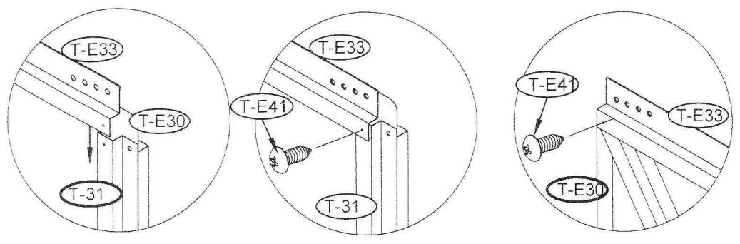 OOGARDEN ABRI METAL 8 M2 0225-0005 - Montage Porte Gauche&amp;Porte Droite - 8