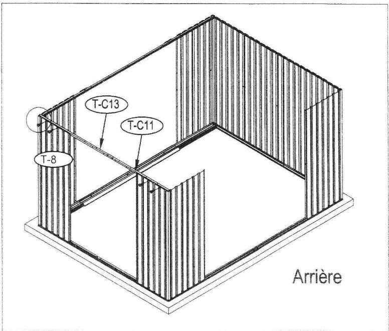 OOGARDEN ABRI METAL 8 M2 0225-0005 - Wooden Platform - 47