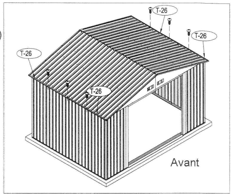 OOGARDEN ABRI METAL 8 M2 0225-0005 - Wooden Platform - 98