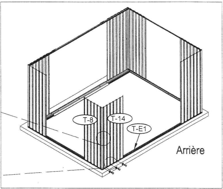 OOGARDEN ABRI METAL 8 M2 0225-0005 - Wooden Platform - 44