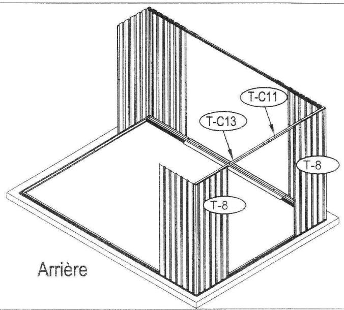 OOGARDEN ABRI METAL 8 M2 0225-0005 - Wooden Platform - 40