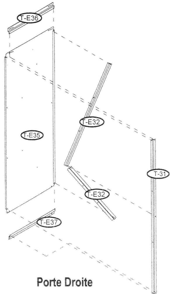 OOGARDEN ABRI METAL 8 M2 0225-0005 - Porte - 2