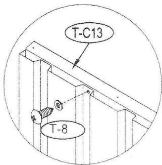 OOGARDEN ABRI METAL 8 M2 0225-0005 - Wooden Platform - 46