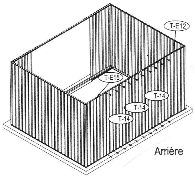 OOGARDEN ABRI METAL 8 M2 0225-0005 - Wooden Platform - 55