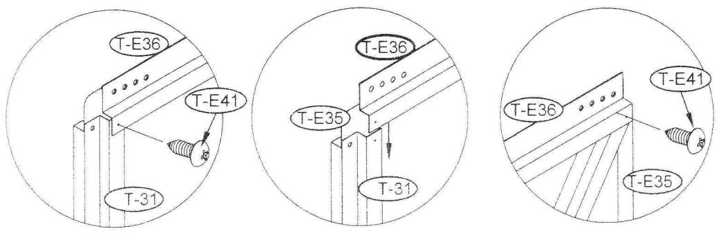 OOGARDEN ABRI METAL 8 M2 0225-0005 - Montage Porte Gauche&amp;Porte Droite - 10