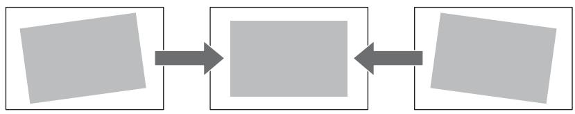 EPSON EB-475WI - Réglage de la position horizontal de l'image (uniquement pour modèles avec pieds) - 1