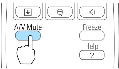 EPSON EB-475WI - Arrêt momentané de l'image et du son (Pause A/V) - 4