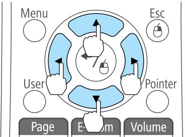 EPSON EB-475WI - Déplacez le pointeur (). - 1