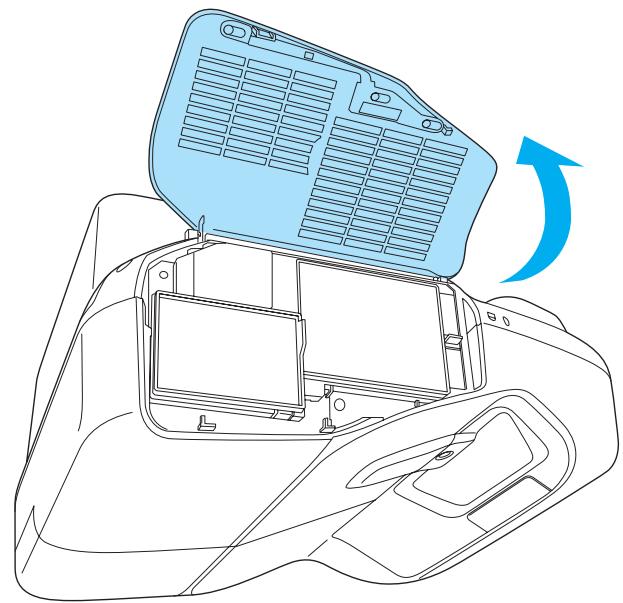 EPSON EB-475WI - Procedure de remplacement du filtré à air - 4