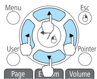EPSON EB-475WI - Réglage de la position de l'image (Décalage image) - 3