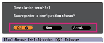EPSON EB-475WI - Remarques sur l'utilisation du menu Réseau - 2