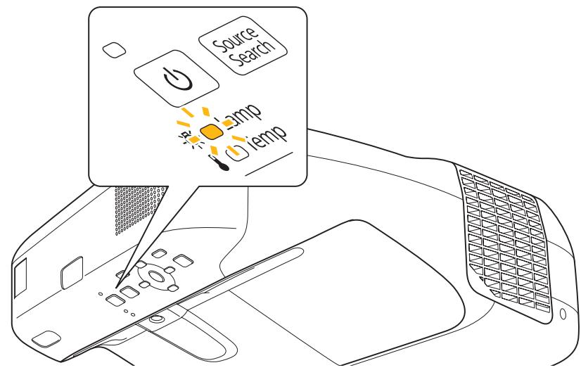 EPSON EB-475WI - Périodicité de remplacement de la lampe - 2