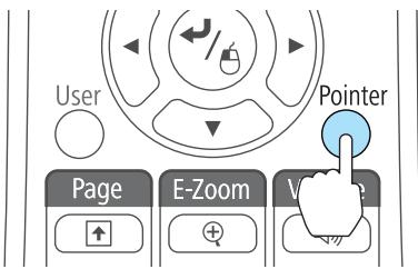 EPSON EB-475WI - Affichez le pointeur. - 1