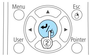 EPSON EB-475WI - Modifiez les réglages. - 3