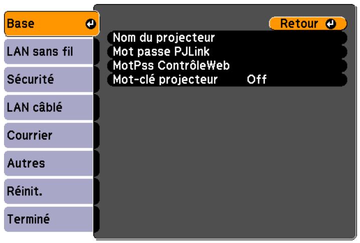EPSON EB-475WI - Menu Base - 1