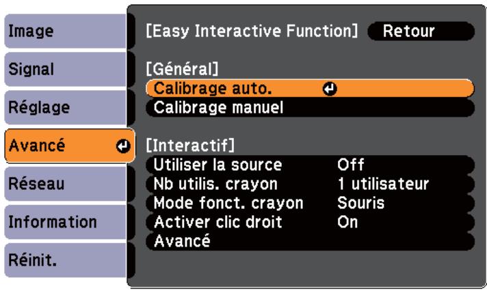 EPSON EB-475WI - Calibration du stylet - 1