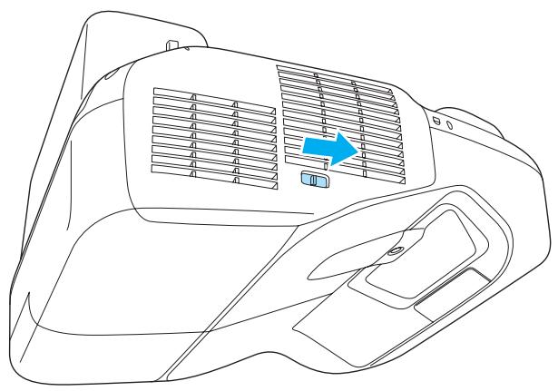 EPSON EB-475WI - Retirez le filtré à air. - 4