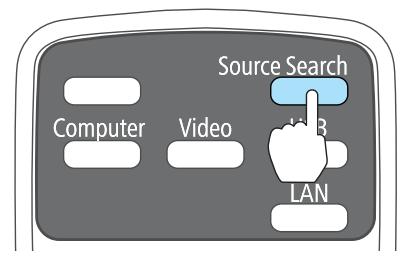 EPSON EB-1965 - Détection automatique des signaux d'entrée et modification de l'image projetée (Recherche de source) - 1