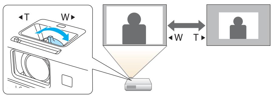 EPSON EB-1965 - Réglage de la taille de l'image - 1