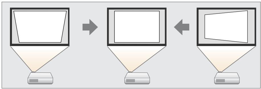 EPSON EB-1965 - Correction la distorsion trapézoidale - 1