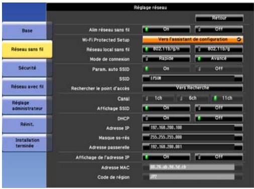 EPSON EB-1965 - Méthode de configuration de la connexion - 4