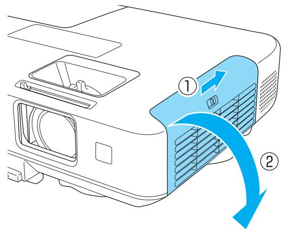 EPSON EB-1965 - Procedure de remplacement du filtré à air - 1
