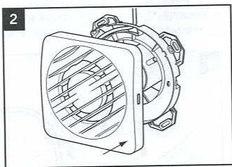 CODUME AXN150S - Pour nettoyer ou demonter le ventilateur - 1