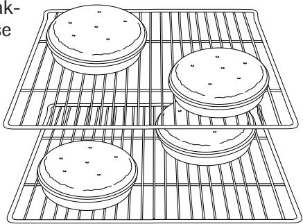 MAYTAG GAS PRECISION TOUCH CONTROL 500 RANGE - Baking Layer Cakes on Two Racks - 1