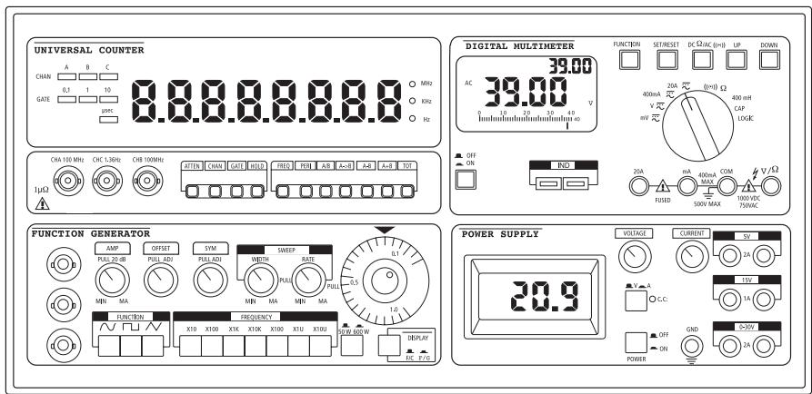 METEX MS-9160 - Werken met de MS 9160 - 1