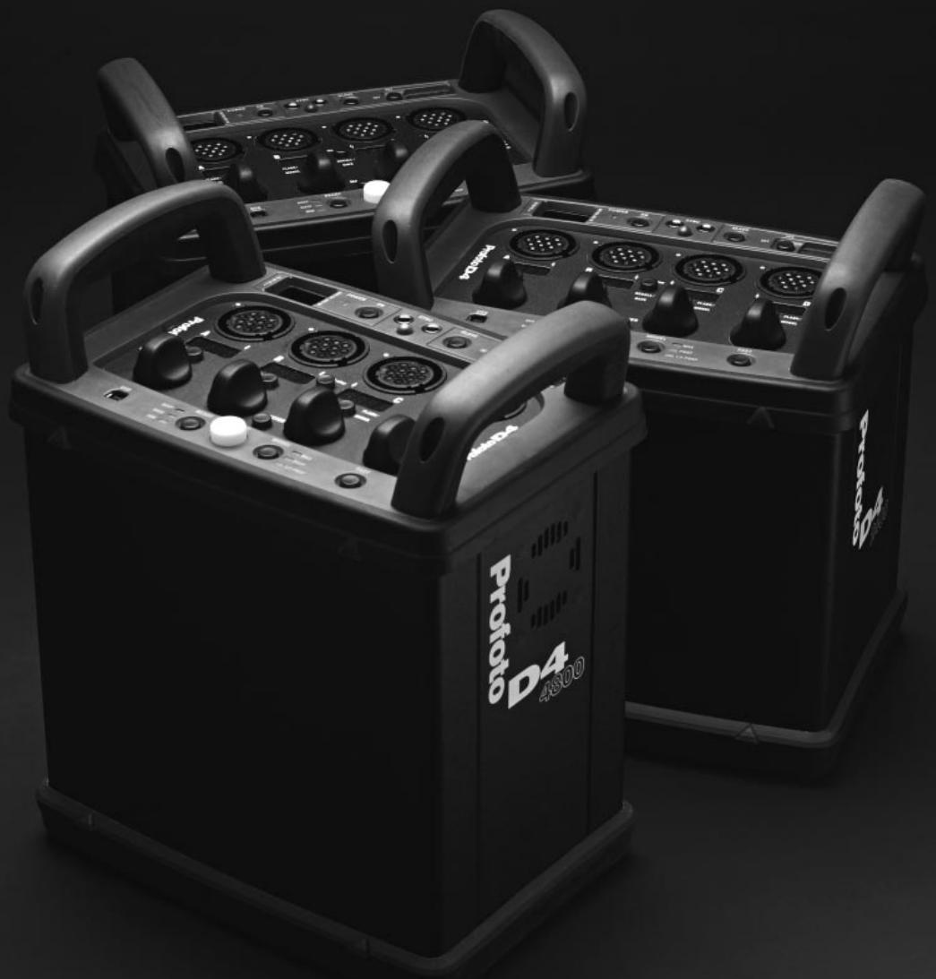 PROFOTO D4 - Profoto vous souhaite la bienvenue et vous remercience vivement pour la confiance que vous lui témoignez. - 1