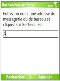 SPV C700 - Pour trouver un contact en ligne - 4