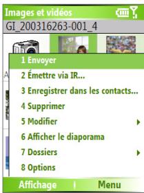 SPV C700 - Pour personnelier les options des images - 1