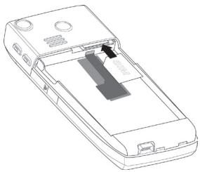 SPV C700 - Insérez la carte SIM/USIM - 1