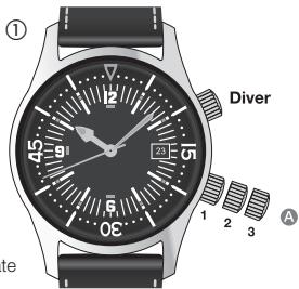 LONGINES MANUAL - Contrôle du temps de plongée - 3