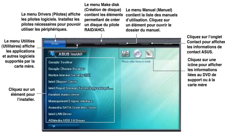 ASUS P9X79 PRO - Lancer le DVD de support - 1