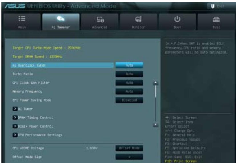 ASUS P9X79 PRO - Menu ai tweaker - 3