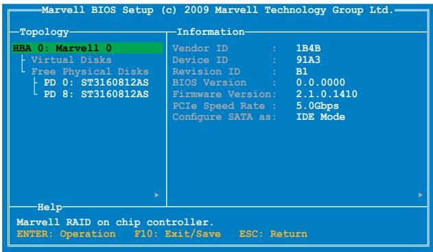 ASUS P9X79 PRO - Utilitaire RAID marvell - 2