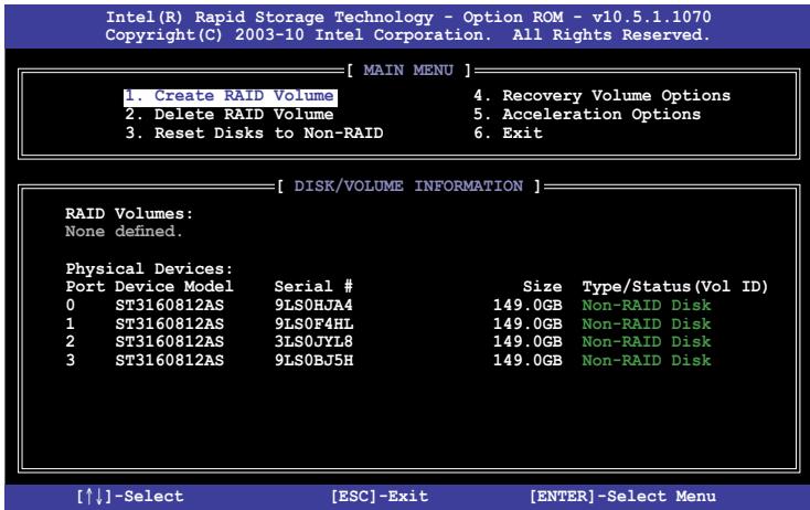 ASUS P9X79 PRO - Utilitaire intel® rapid storage technology option ROM - 1