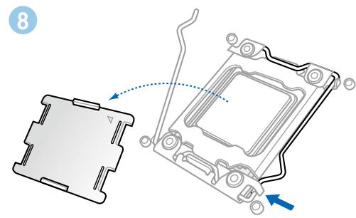 ASUS P9X79 PRO - Installation du CPU - 9