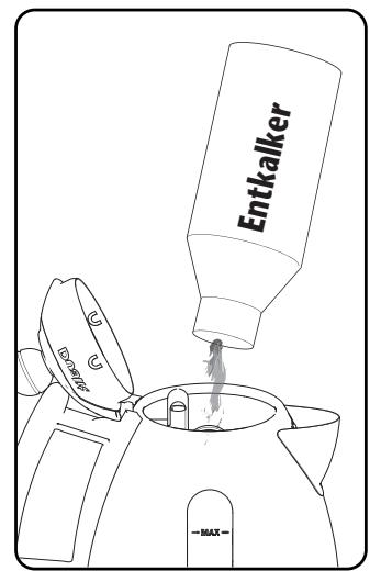 DUALIT DMK 1 - Regelmäßiges Entkalken ist für das einwandfrei Funktionieren Ihres Wasserkochers sehr wichtig. - 1