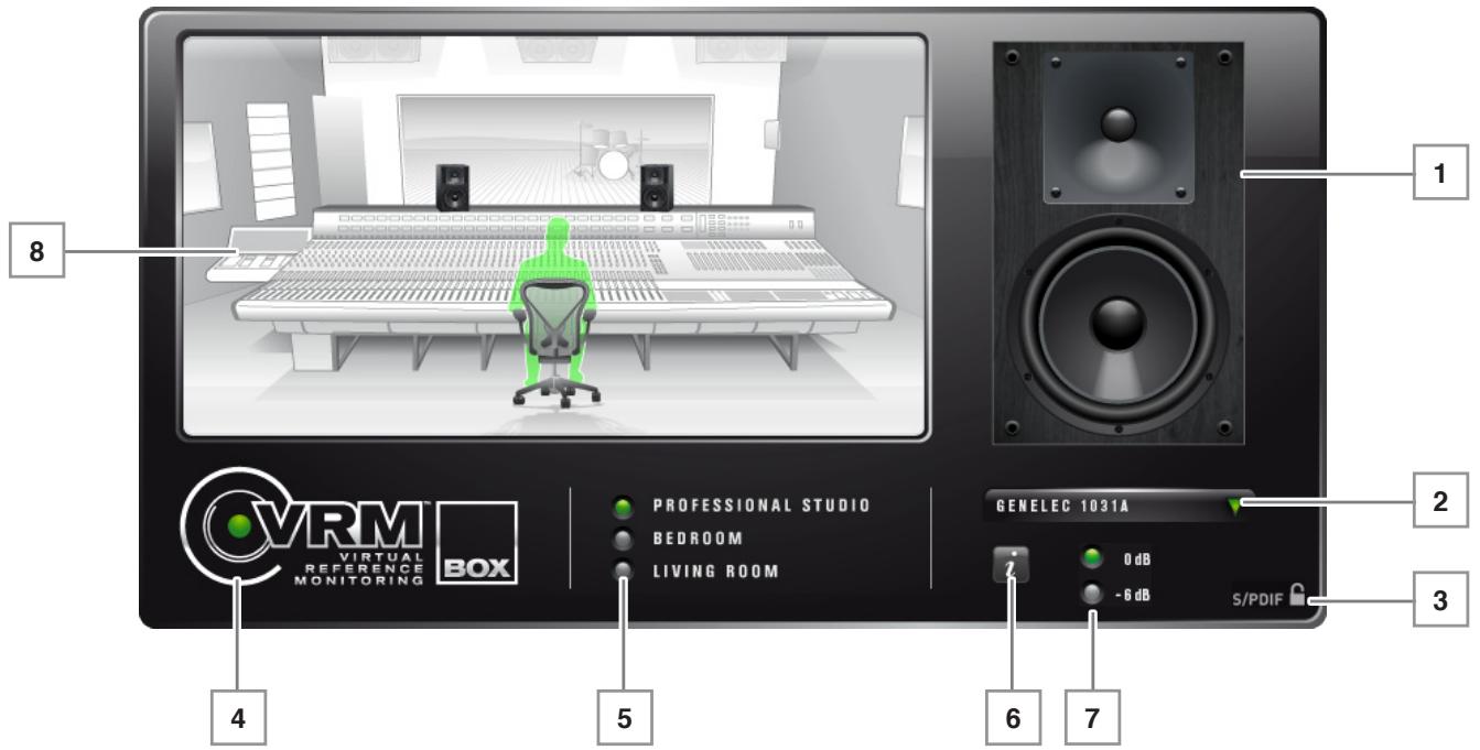 FOCUSRITE VRM BOX - Panneau de commande de la VRM box - 1